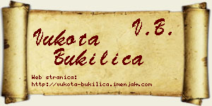 Vukota Bukilica vizit kartica
